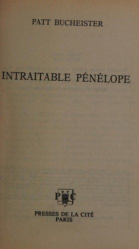 Couverture : Intraitable Pénélope
