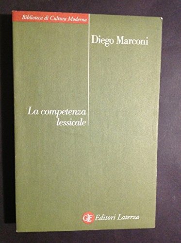 Couverture : La competenza lessicale