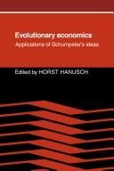 Couverture : Evolutionary economics