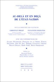 Couverture : Au-delà et en deçà de l'État-nation