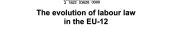 Couverture : The Evolution of Labour Law in the EU-12 (1995-2005).