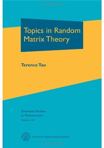 Couverture : Topics in Random Matrix Theory