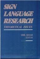 Couverture : Sign language research