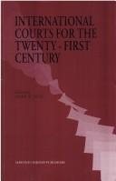 Couverture : International courts for the twenty-first century