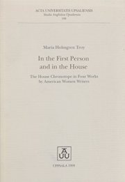 Couverture : In the 1st Person and in the House