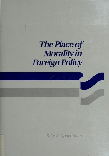 Couverture : The place of morality in foreign policy