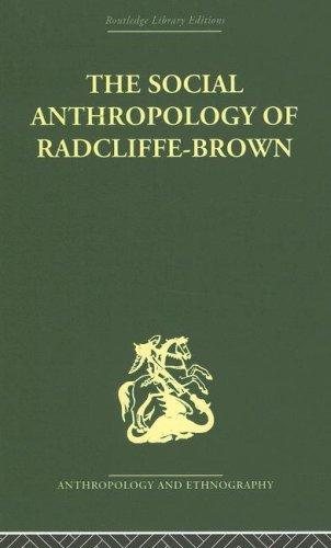 Couverture : The Social Anthropology of Radcliffe-Brown