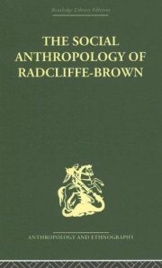 Couverture : The Social Anthropology of Radcliffe-Brown