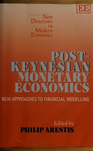 Couverture : Post-Keynesian monetary economics