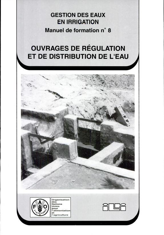 Couverture : Ouvrages de régulation et de distribution de l'eau