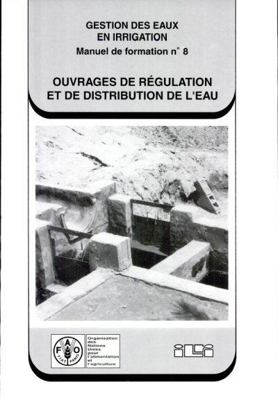 Couverture : Ouvrages de régulation et de distribution de l'eau