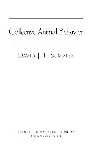 Couverture : Collective animal behavior
