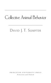 Couverture : Collective animal behavior