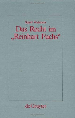 Couverture : Das Recht im "Reinhart Fuchs"