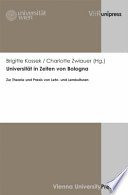 Couverture : Universität in Zeiten von Bologna