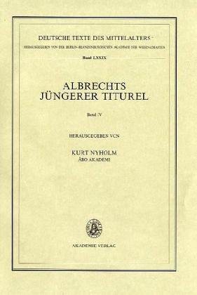 Couverture : Albrechts Juengerer Titurel V IV