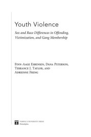Couverture : Youth violence
