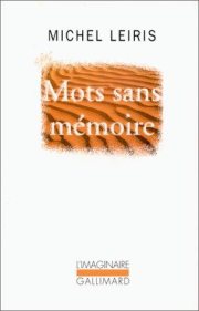 Couverture : Mots sans mémoire