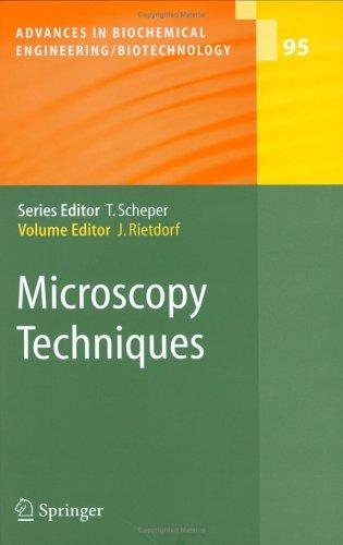 Couverture : Microscopy Techniques (Advances in Biochemical Engineering / Biotechnology)