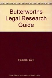 Couverture : Butterworths legal research guide