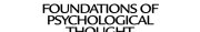 Couverture : History of psychological thought