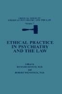 Couverture : Critical Issues in American Psychiatry and the Law (American Lecture Series, No 1047)