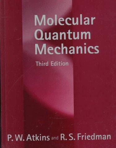 Couverture : Molecular quantum mechanics