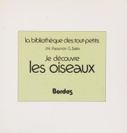 Couverture : Je découvre les oiseaux