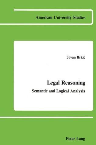 Couverture : Legal reasoning