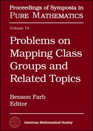Couverture : Problems on Mapping Class Groups And Related Topics (Proceedings of Symposia in Pure Mathematics)