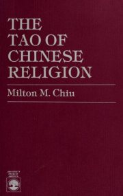 Couverture : The Tao of Chinese religion