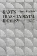 Couverture : Kant's transcendental idealism