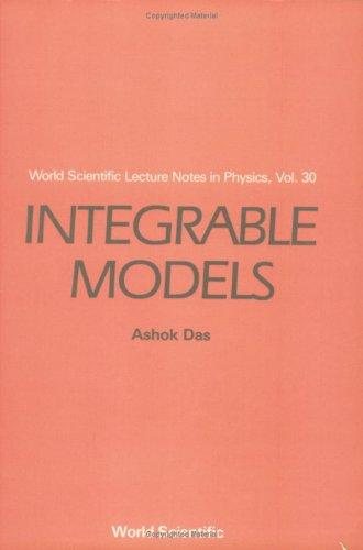 Couverture : Integrable models