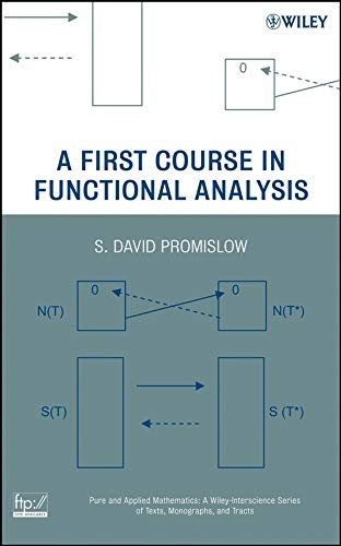Couverture : A first course in functional analysis