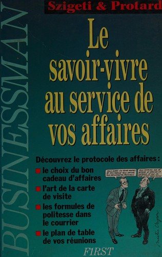 Couverture : Le Savoir-vivre au service de vos affaires