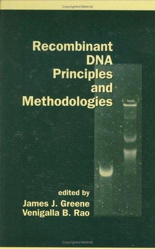 Couverture : Recombinant DNA principles and methodologies