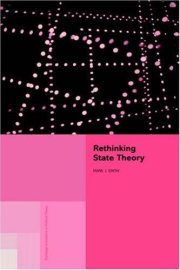 Couverture : Rethinking State Theory (Routledge Innovations in Political Theory, 3)