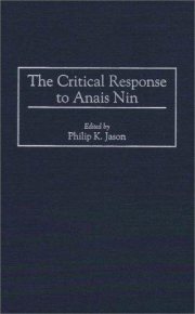 Couverture : The critical response to Anais Nin