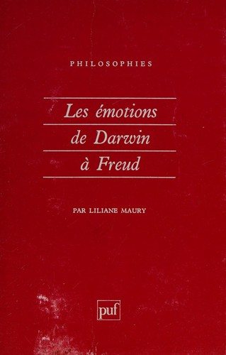 Couverture : Les émotions de Darwin à Freud