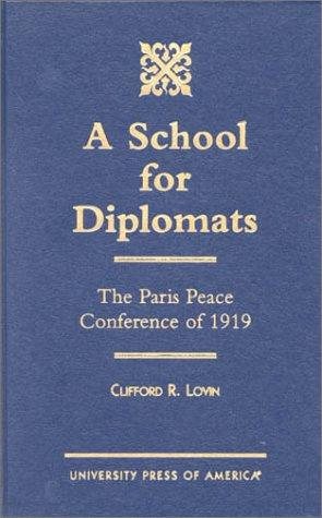 Couverture : A school for diplomats