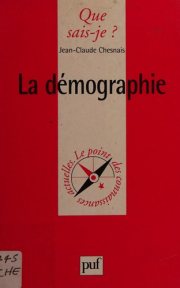 Couverture : La démographie.