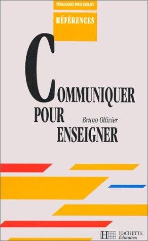 Couverture : Communiquer pour enseigner, professeur