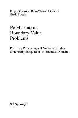 Couverture : Polyharmonic boundary value problems