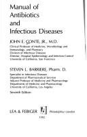 Couverture : Manual of antibiotics and infectious diseases