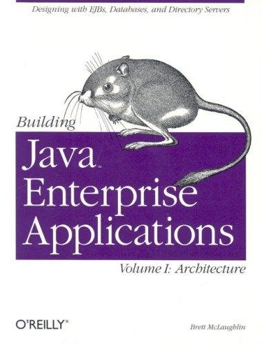 Couverture : Building Java enterprise applications