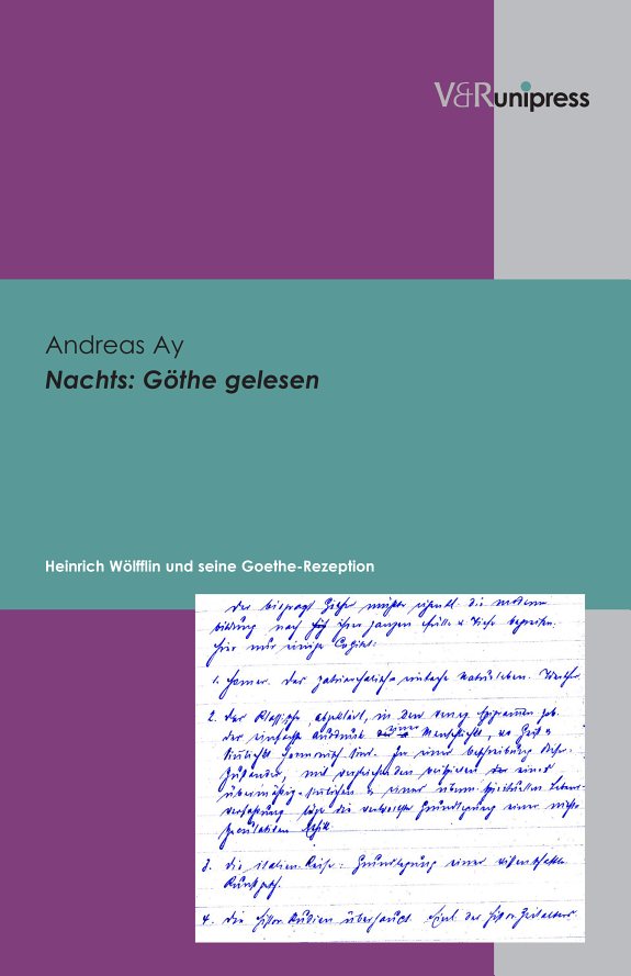 Couverture : Nachts: Göthe gelesen