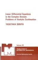Couverture : Linear differential equations in the complex domain