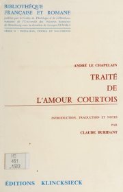 Couverture : Traité de l'amour courtois