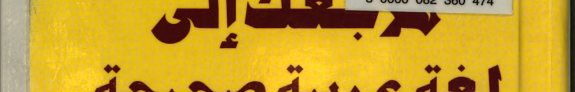 Couverture : مرجعك الى لغة عربية صحيحة