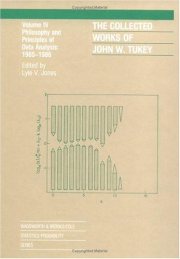 Couverture : The Collected Works of John W. Tukey